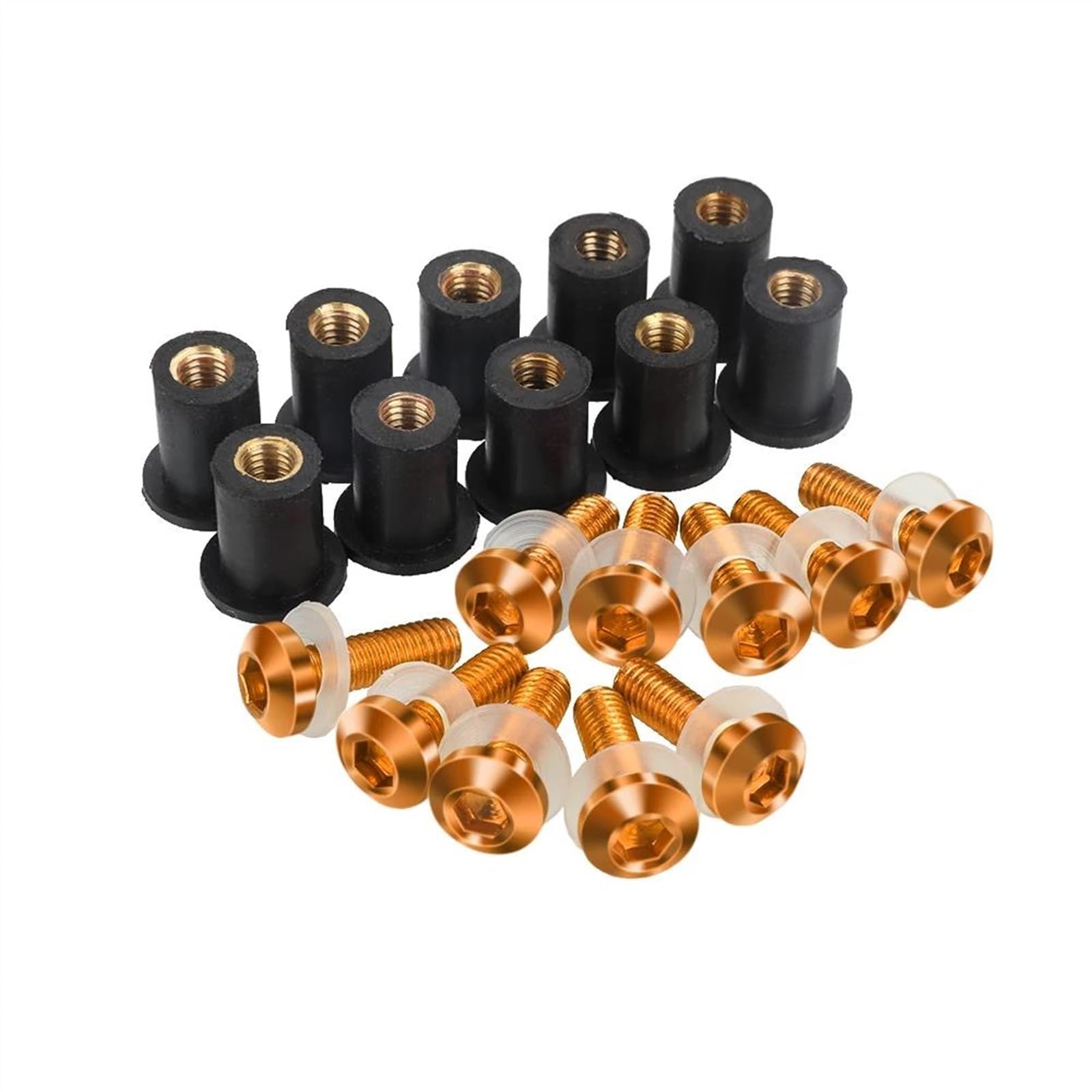 Trfbd Orange Windscreen Windshield Bolts Screw Kits For T-Max500 Xp500 T-Max530 Xp530 Tmax530 Tmax 560 Sx/Dx/Max Tech Cnc Alloy(Orange)