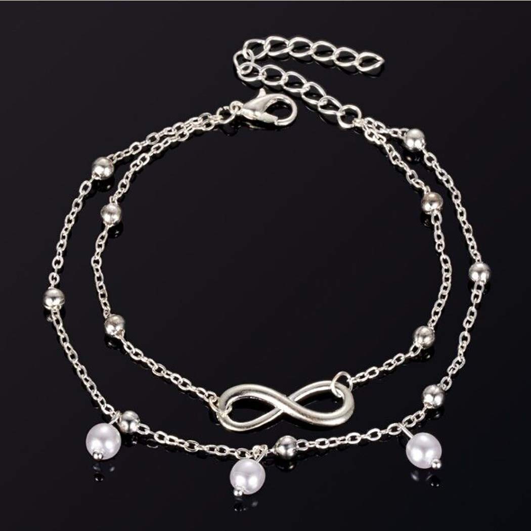 Bracciale Alla Caviglia Da Donna Cavigliera Con Fiocco Da Spiaggia In Bracciale Alla Caviglia Da Donna Cavigliera Con Fiocco Da Spiaggia In