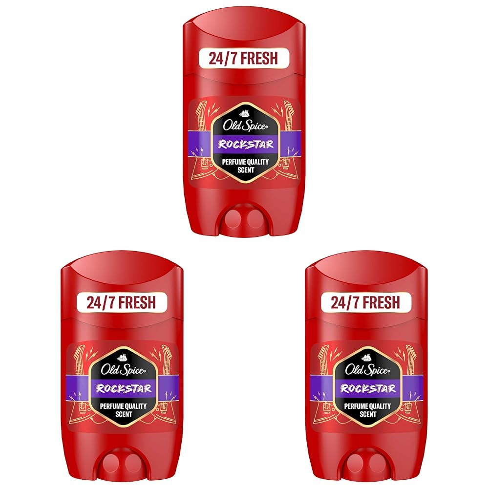 Old Spice Rockstar Erkek Deodorant Stick 50 ml 3lü paket