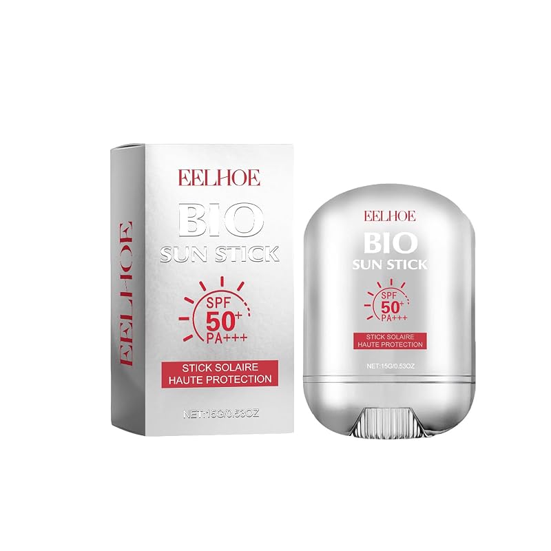 CLY AMS Bio Sun Stick Protetor Solar Facial e Corporal em Bastão com Vitamina C, SPF 50+, 15 g