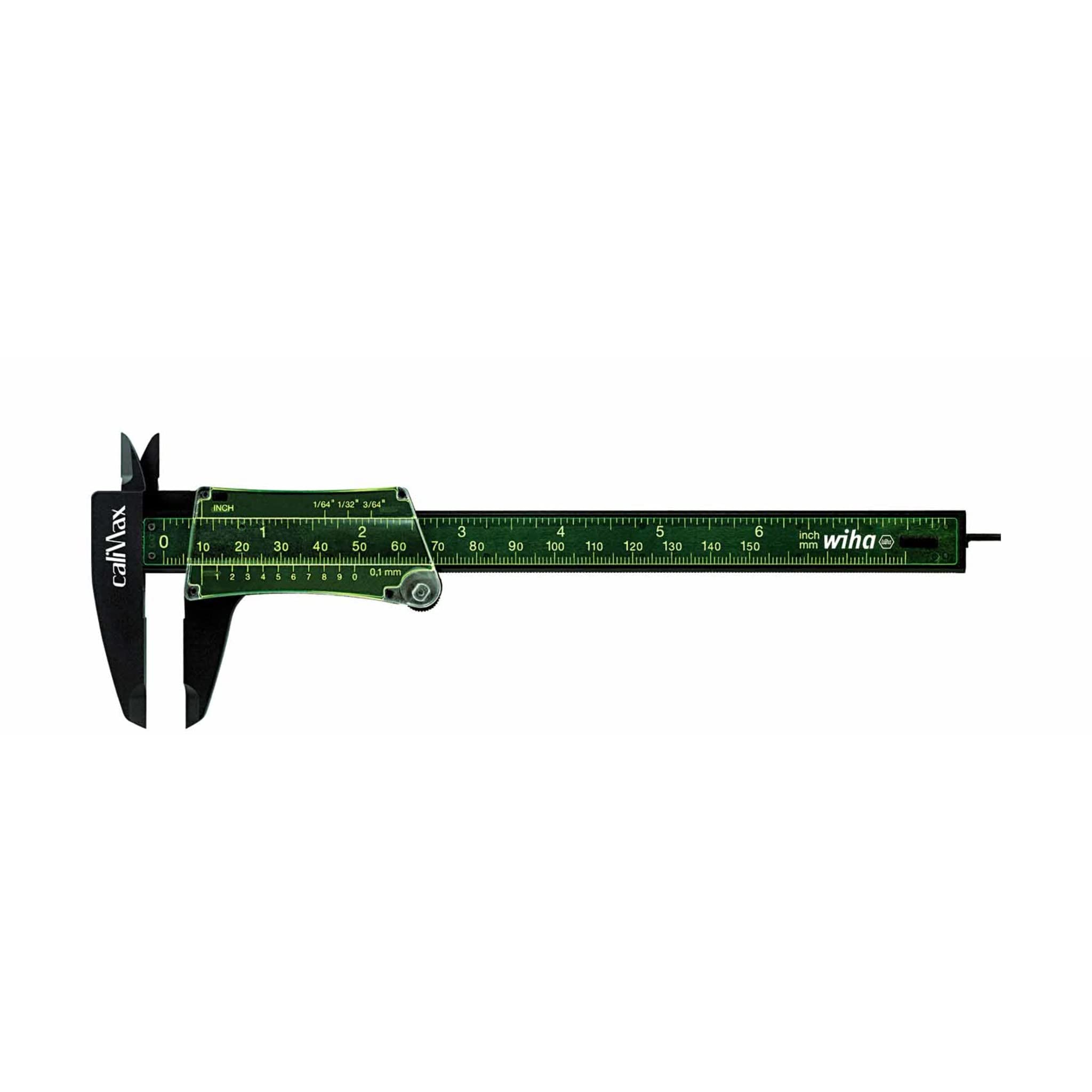 Herramientas de medición Vernier Caliper Pulgadas & Métrico 6"