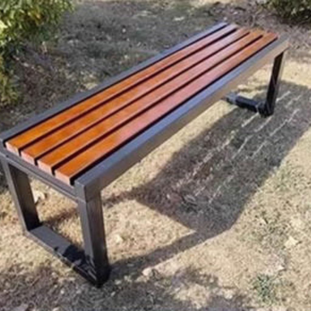 Patio Furniture Bench Park Chair Outdoor Bench Outdoor Courtyard Mall Outdoor Bench(Color:A 150CM)