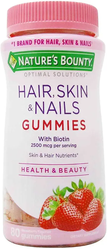 Hair, Skin & Nails With Biotin 80 gummies