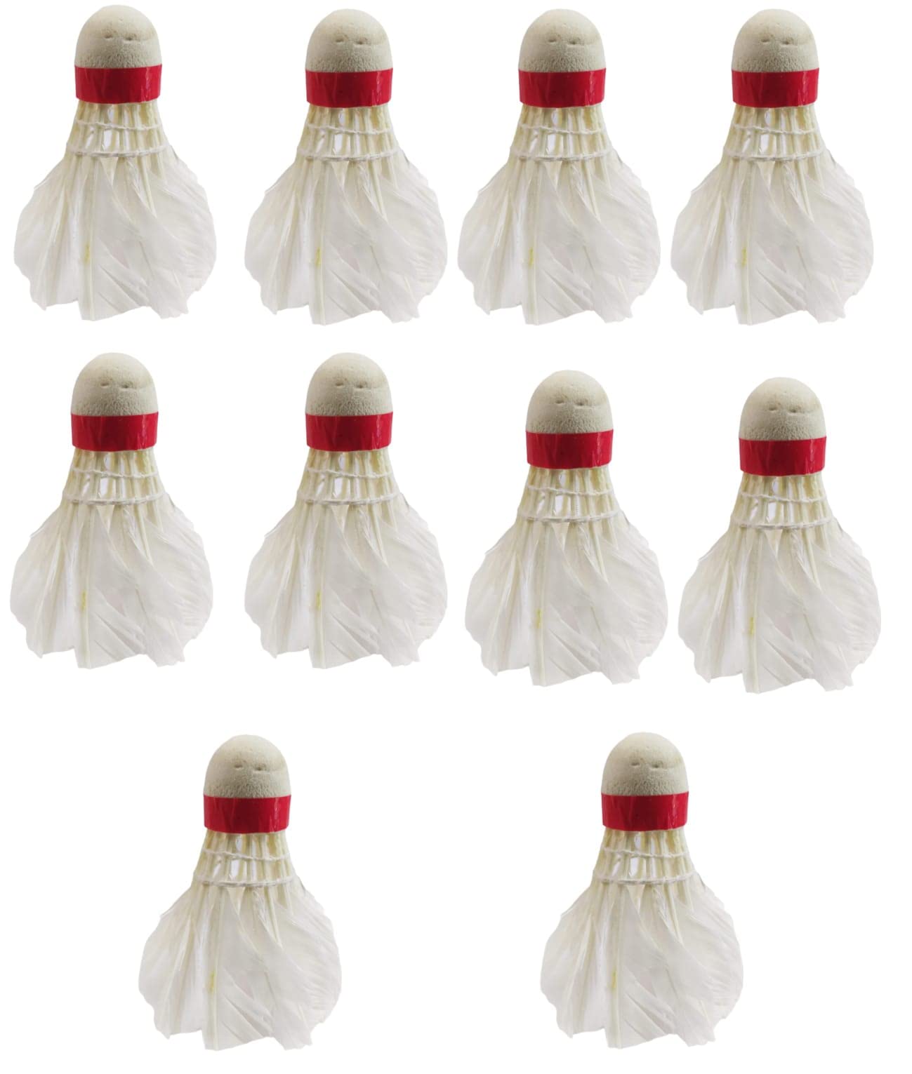 Beauty Tool Shuttlecock Feather White Color (Pack of 10) Badminton Feather Shuttlecock (B09K5QJ6M5) Amazon Price History, Amazon Price Tracker