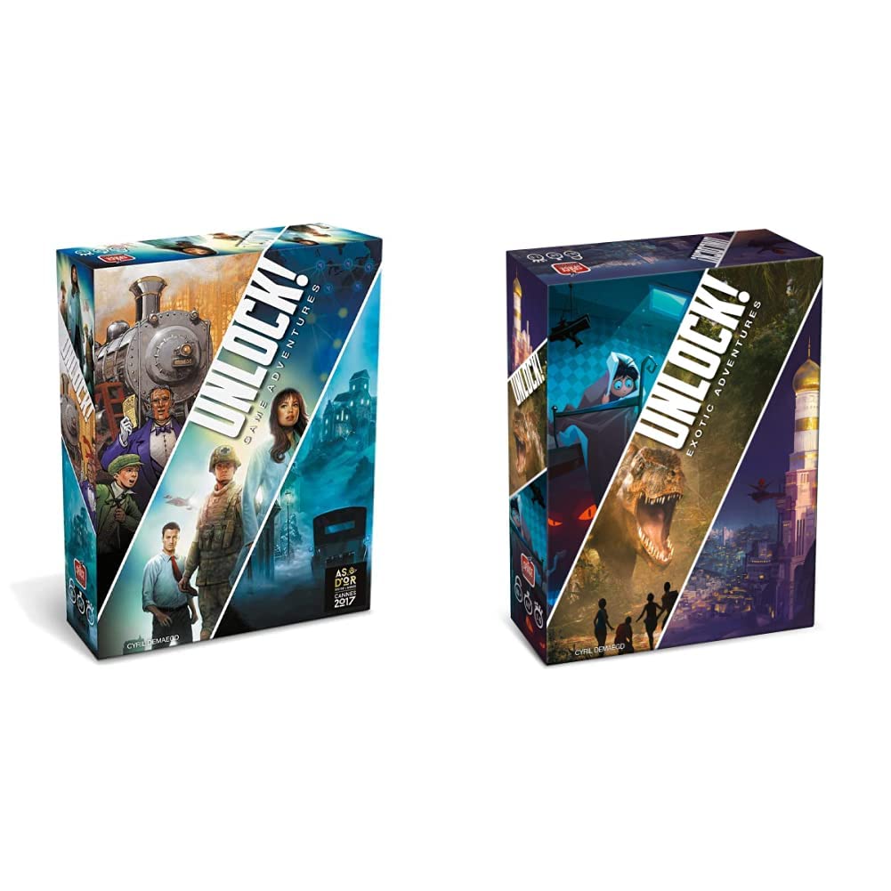 Asmodee Unlock! - Game Adventures & Space Cowboys - Unlock! Exotic Adventures - Italiano