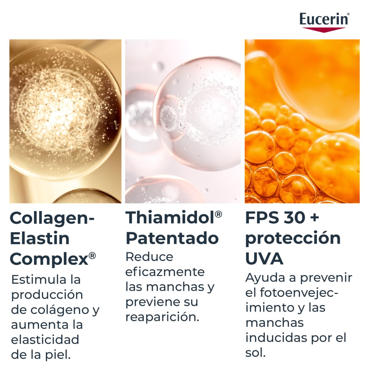 Eucerin Hyaluron-Filler + Elasticity Crema de Día FPS 30 (50 ml), crema antiedad y antiarrugas, fórmula con Thiamidol, Collagen Elastin Complex y Ácido Hialurónico, para todo tipo de pieles