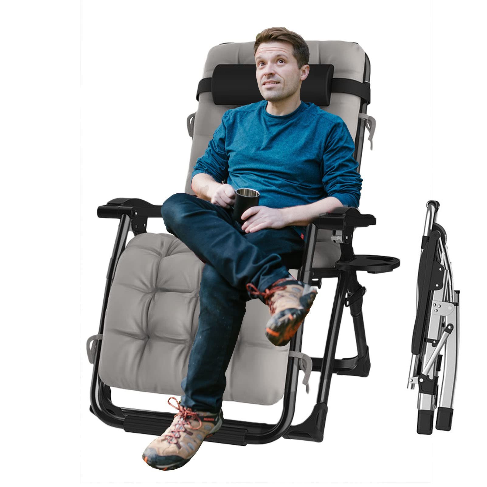 Transat zero gravity premium avec structure renforcée haute résistance
