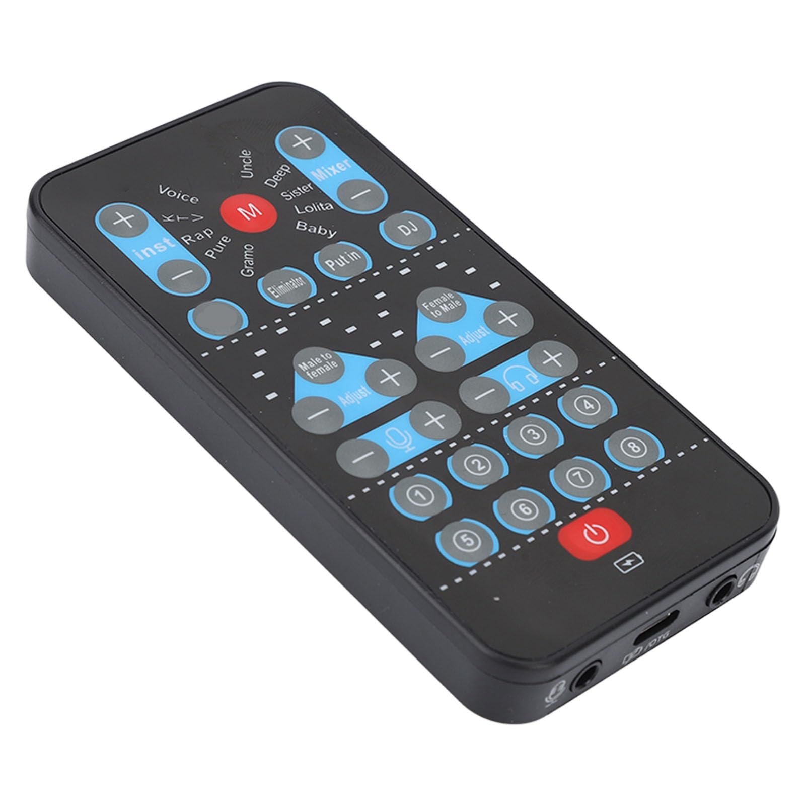 ASHATA Portable Voice Changer, 8 Sound Effects, Multi Languages, Adjustable Voice, Gaming/Anchor/Karaoke Recording Bluetooth Live Sound Card for Phone Computer PC-image-31