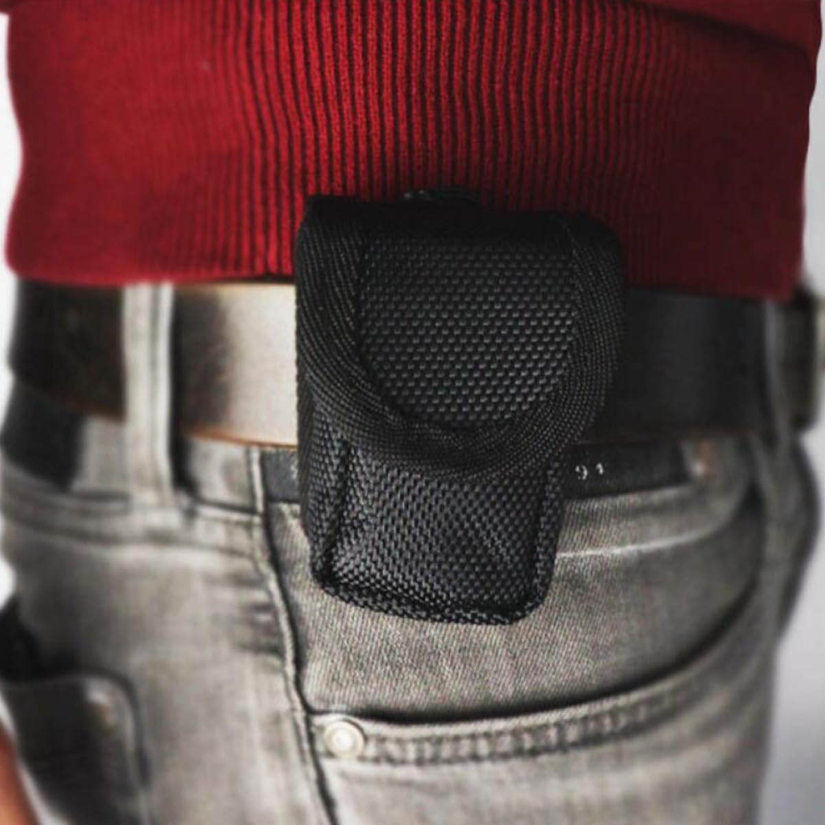 Étui de Transport, Pochette de Rangement Portable en Nylon Noir, Protection les Chocs, Usage la Maison Déplacement