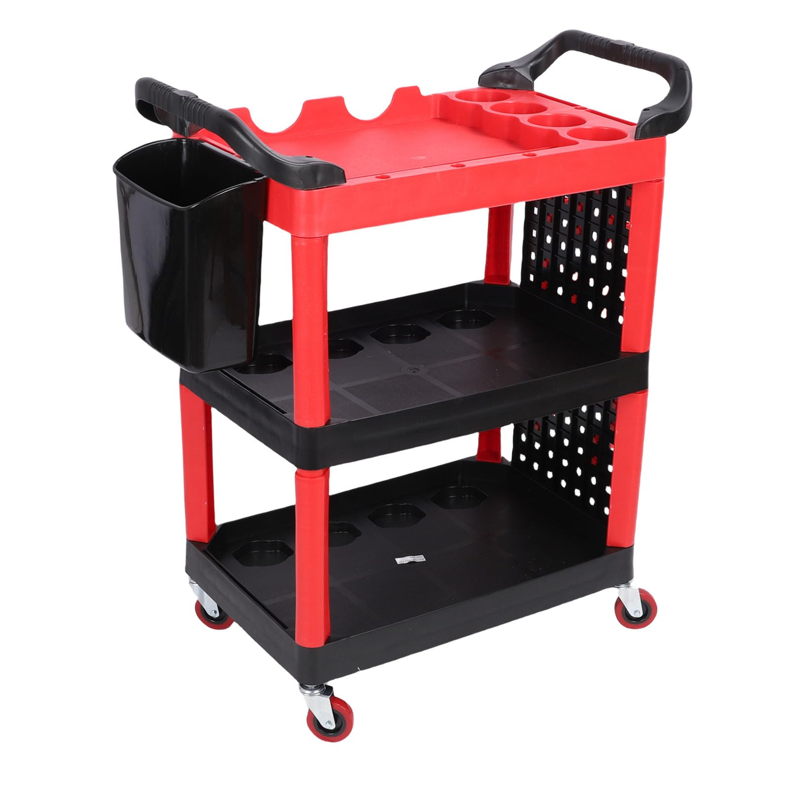 Detalles Automáticos Carry with Wheels, Cart Herramientas Detalles Servicios Públicos 3 Niveles Almacenamiento Garaje Organizador Lavado Autos para Taller Detalders Mecánica