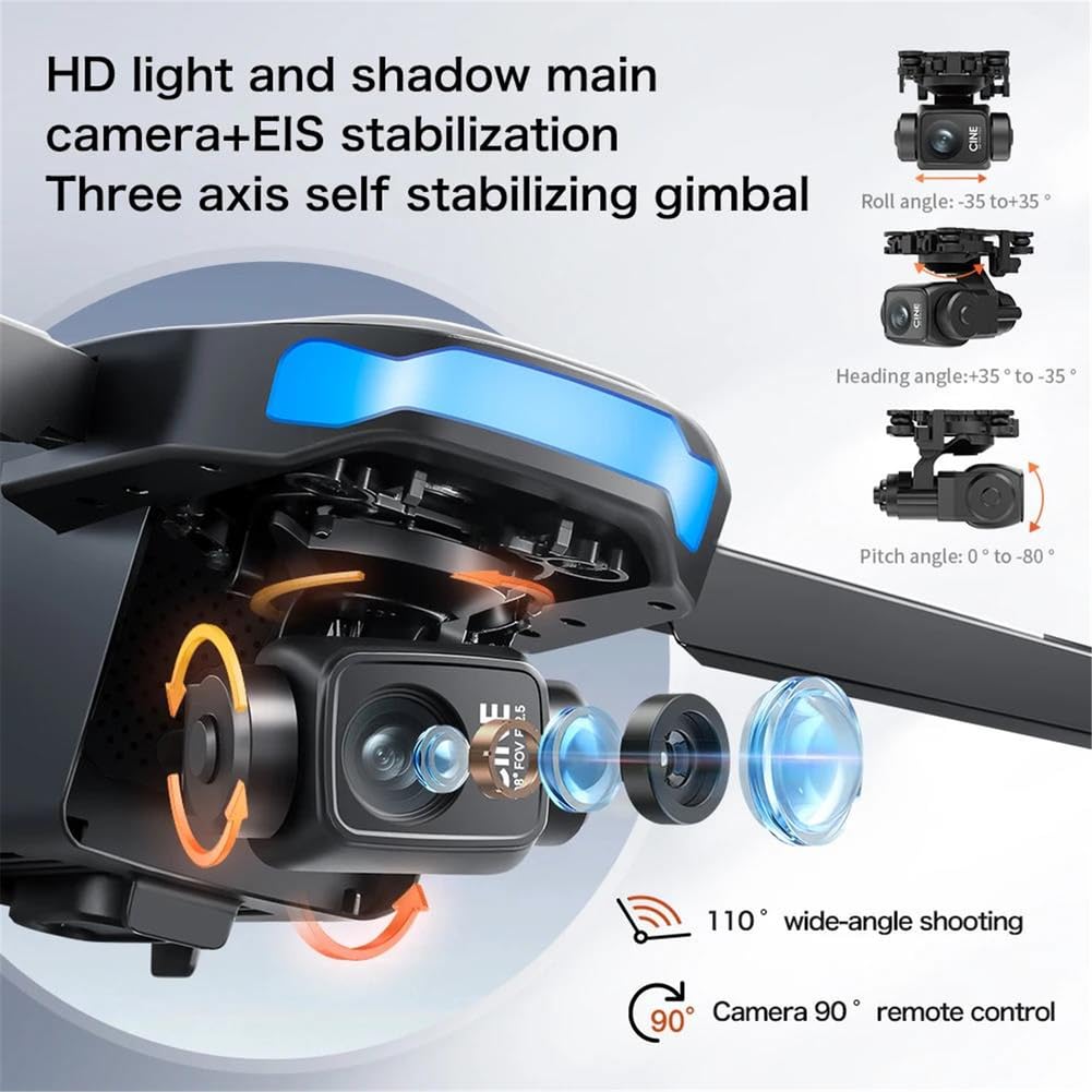 Black,Single battery,nowy dron s-x1 z ekranem, 3-osiowy stabilizator antywstrząsowy, 8k, bezszczotkowy, zdalnie sterowany quadrocopter, 5g gps, kamera 8k hd, fpv uav