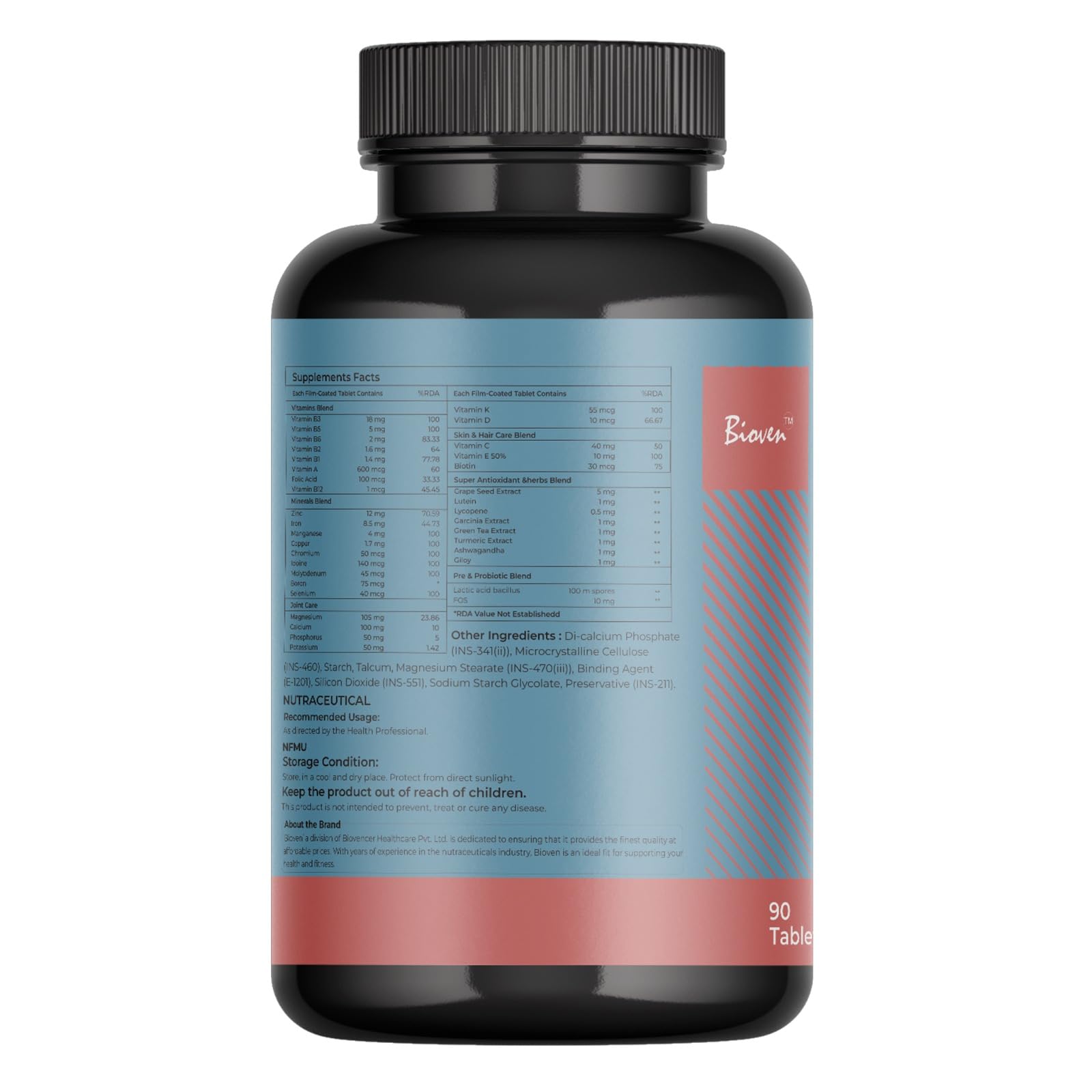 Multivitamin 90 Veg Tablets | Daily Vitamins & Minerals for Energy, Immunity & Overall Wellness | Adult Supplement — Amazon image 2