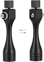 Vista 2 de Adaptador de trípode binocular con rosca de 1/4-20 pulgadas, adaptador de liberación rápida para fijar prismáticos a un trípode de montaje