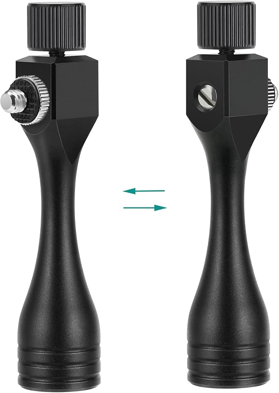 Binocular Tripod Adapter - 1/4-20 Inch Threading, Quick Release Mount (Black)