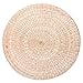 Eshow Japanese Straw Cushion Tatami Floor Cushion Japanese Style Handcratfed Wicker Mat Futon Flat Meditation Cushion Zabuton Japanese Floor Pillow Eco-Friendly and Breathable