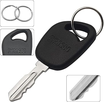 6 Pack Lawn Mower Ignition Keys GY20680 LVA17264 Compatible for Jo-hn Dee-re, Equipment Keys Replacement for 100 LA LT SST X Series 1026R L100 L108 L111 L118 L130 LA125 LT155 D110