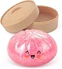 Glitter Dumpling Squishy mit Dampfgarer Squishy Dumpling Fidget Toy sensorisches Spielzeug als Mitgebsel