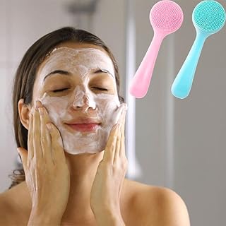 Paquete de 2 cepillos de limpieza facial manu...