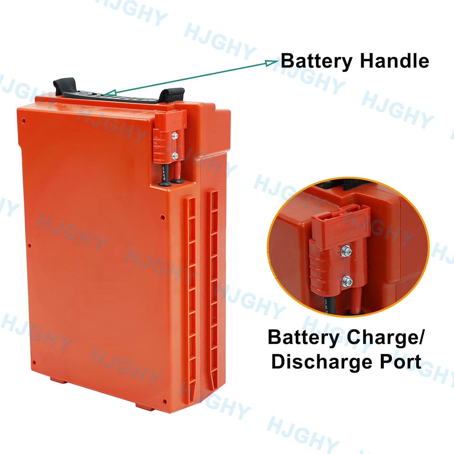 Electric Forklift Battery 24V 48V LiFePO4 Battery 15Ah 20Ah 30Ah 40Ah Hand-Operated Forklift Batteries with Handle for CBD15/20