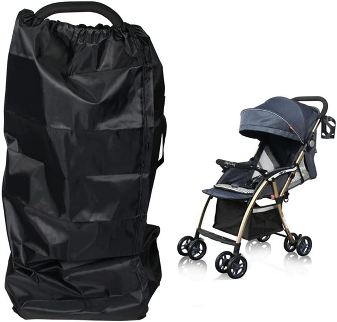 Oxford Cloth Baby Stroller Travel Bag Umbrella Trolley Cover Bag Pushchair Bag Foldable High Quality Stroller Accessories-117 * 53 * 33cm