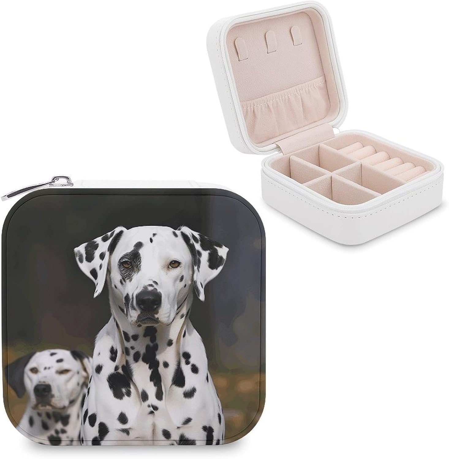 Small Travel Jewelry Case for Women Portable Compact Jewelry Organizer Box