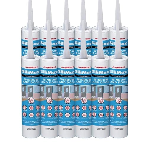 100% Silicone Caulk for Windows and Doors