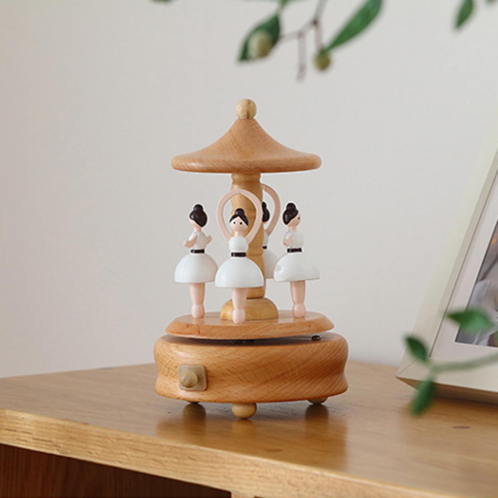 Carillon in legno,Carillon in legno, Scatola musicale per ballerina del