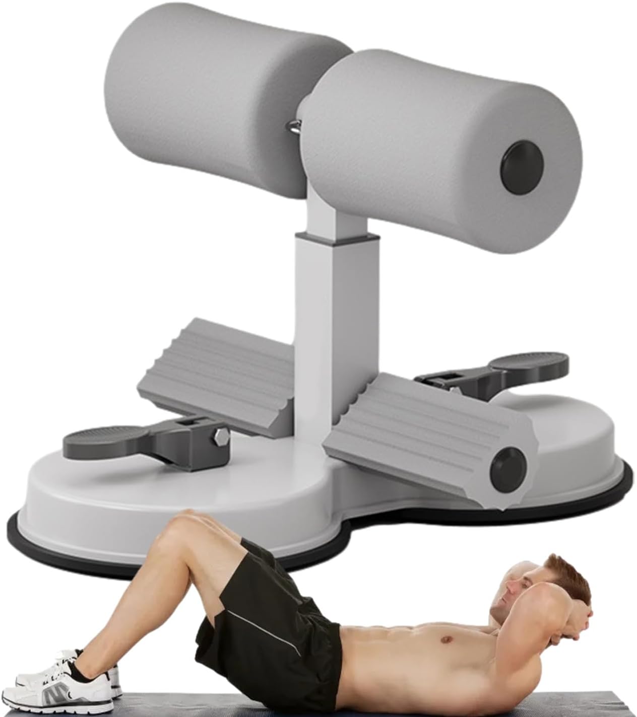 Sit Up Bar, Situp Aid Machine Exercise Bar with 2 Strong