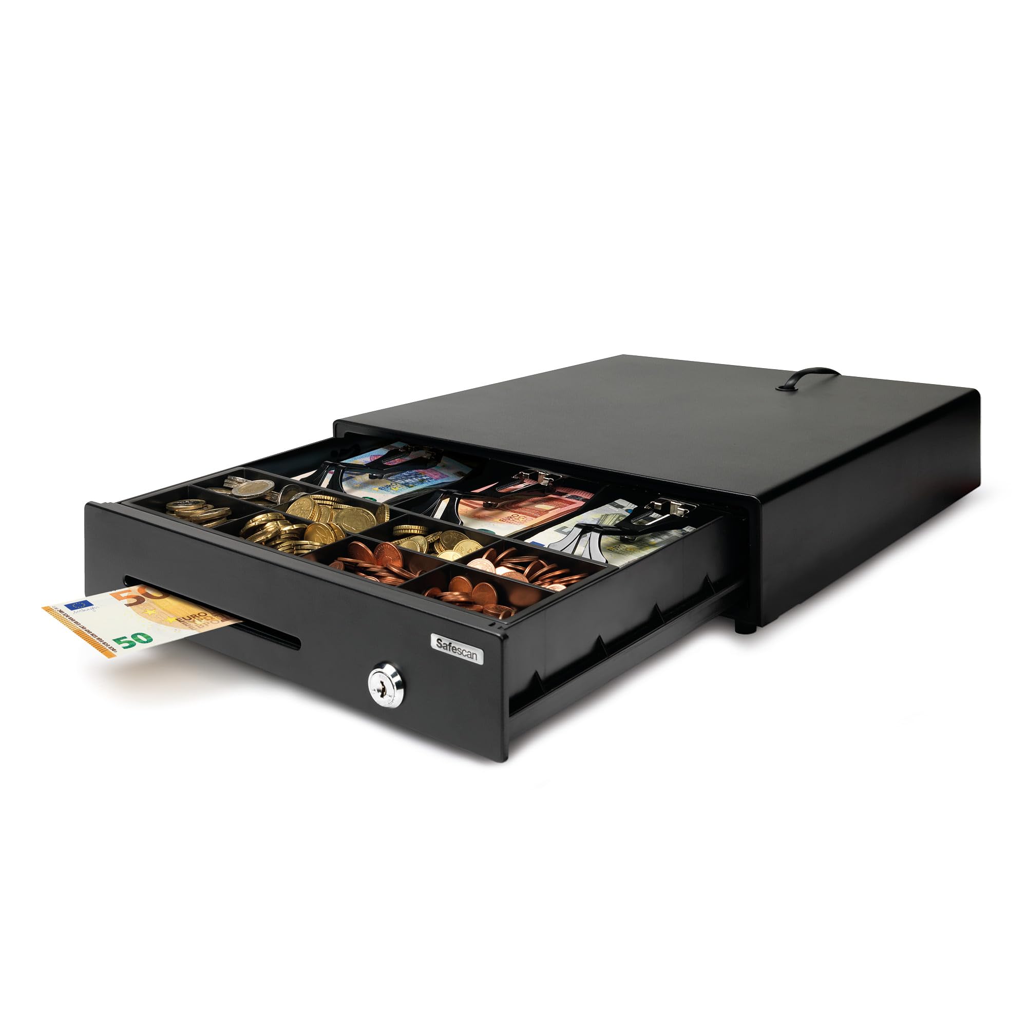 Safescan LD-3336 tiroir-caisse 33 x 36 x 10 cm RJ-12 3 emplacements billets 8 emplacements pièces
