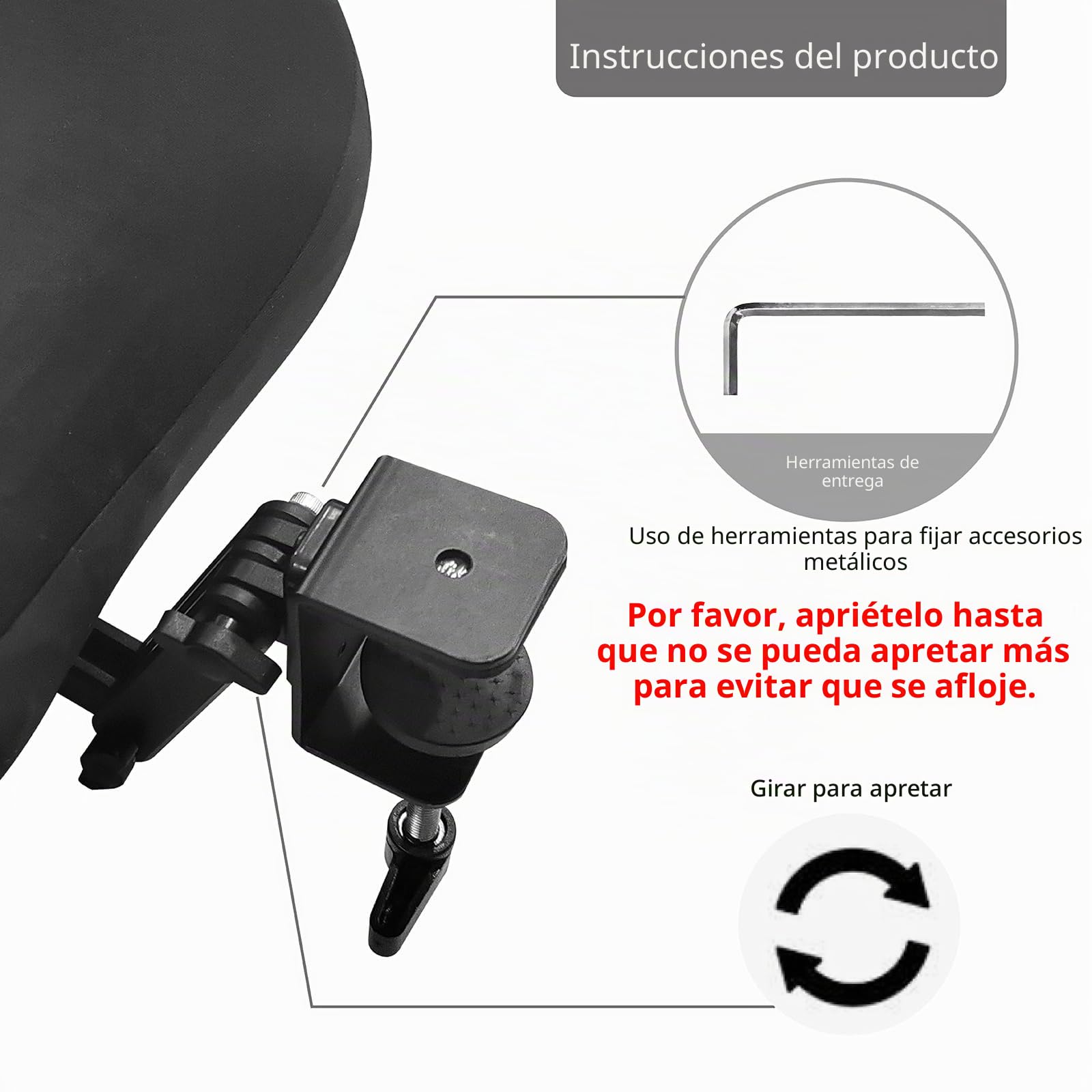 Reposacabezas de espuma viscoelástica para silla de oficina, reposacabezas de silla acoplable, soporte de cuello de silla de escritorio, almohada de esponja elástica para la cabeza de altura y