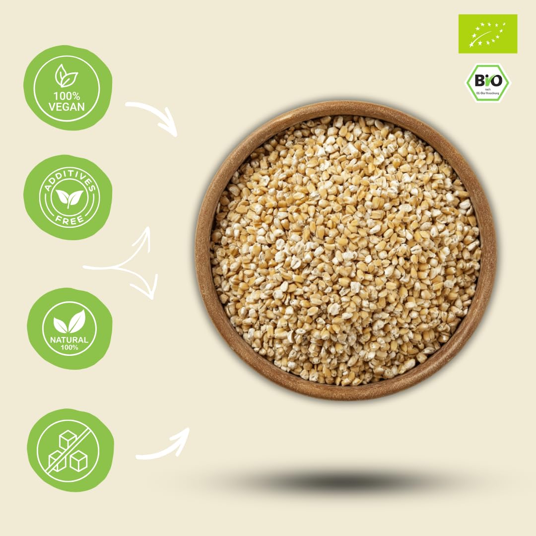 süssundclever.de® Bio Hafergrütze | 9,0 kg (5 x 1,8 kg) | STEEL CUT OATS | aus Deutschland | ökologisch-nachhaltig abgepackt | 100% rein