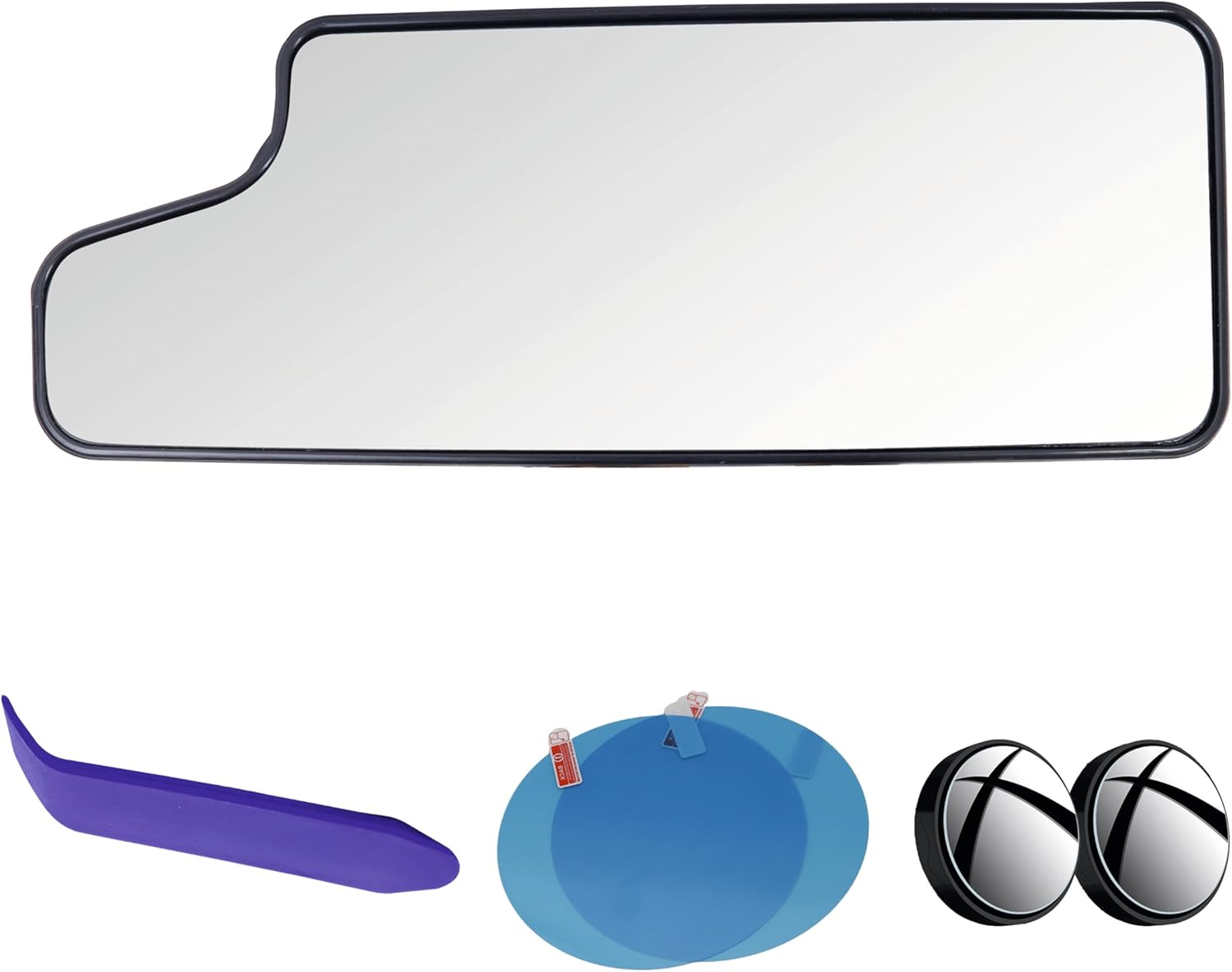 EAP Driver Side Mirror Glass Compatible with Chevrolet Silverado 1500 2020-2026, Silverado 2500 3500 2020-2026, GMC Sierra 1500 2020-2026, Sierra 2500 3500 2020-2026, Non-Heated, Lower, 84468914