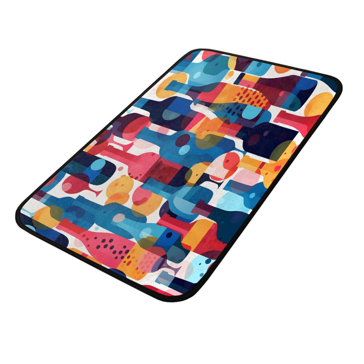 Tapis de cuisine antidérapant 100 x 50 cm tapis de sol motif abstrait vin intérieur