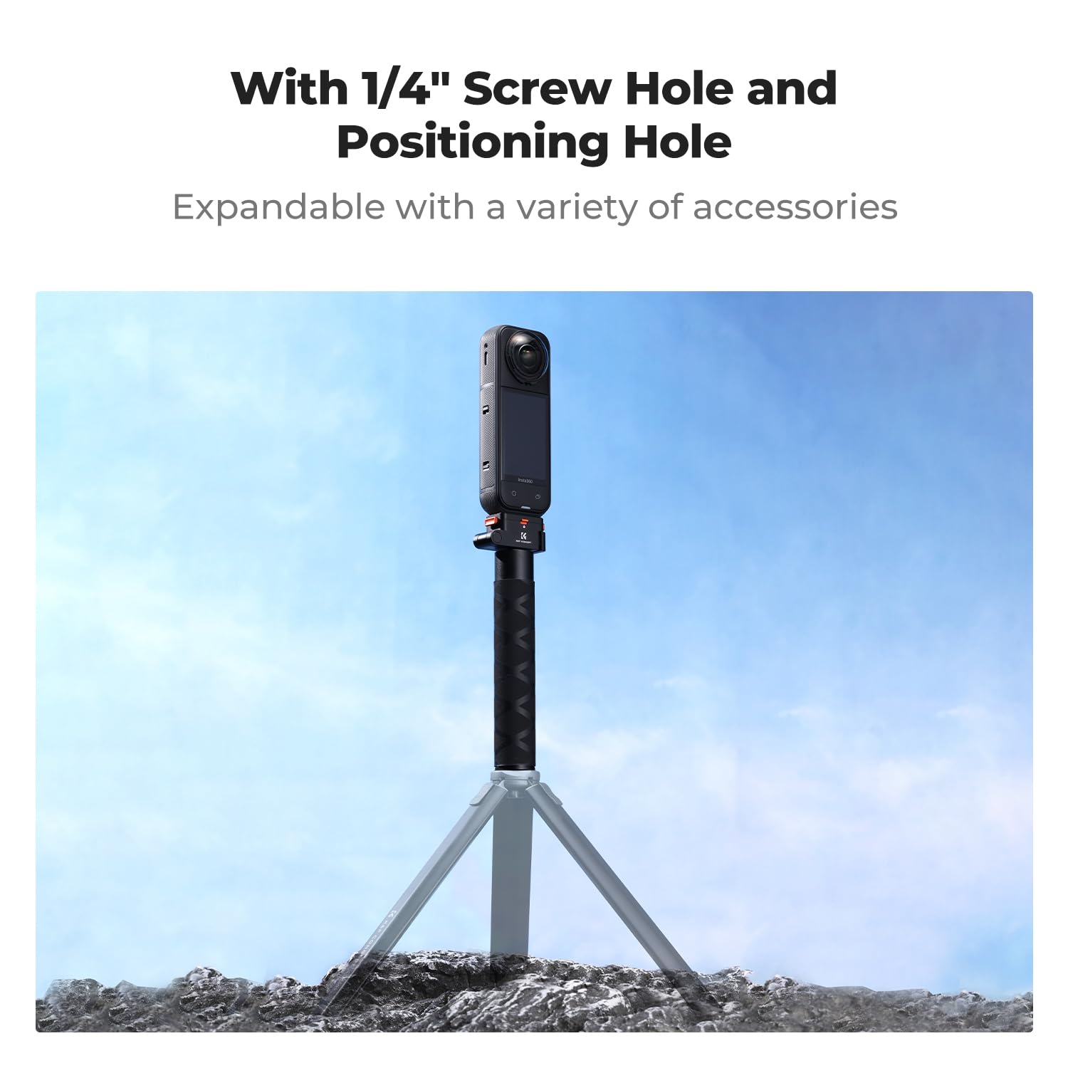 K&F CONCEPT Selfie-Stick Für Insta360 X5 - Magnetischer Unsichtbarer Stab 89cm