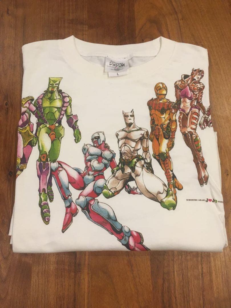 Amazon.co.jp: ジョジョ 荒木飛呂彦 原画展 ジョジョ展 Tシャツ L 