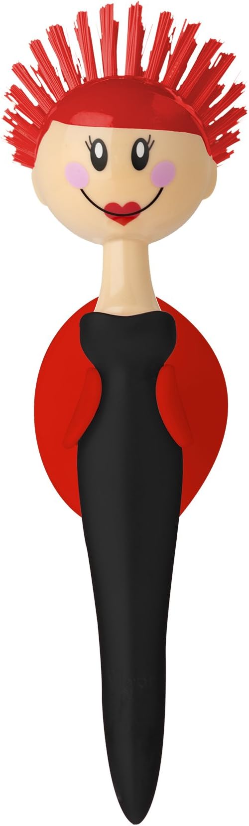 Casa Vigar Tina Brush with Suction Cup in Black Dress