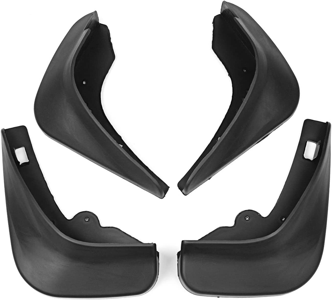 NYSLDSCO 4Pcs Premium Mud Flaps for Ford Focus 2 MK2 MK2.5 Berline 2005-2011 Front and Rear Splash Guards Durable Mudguards Protection Against Road Debris