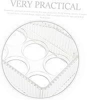 Vista 6 de DOITOOL Bandeja de almacenamiento de huevos de plástico para nevera, congelador, bandejas de plástico para servir bandejas de almacenamiento