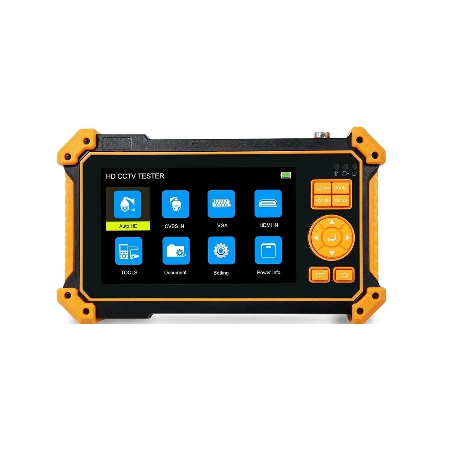 CCTV Tester, HD3100 Tester For Telecamera CCTV Da 5 Pollici 8MP AHD Monitor TVI CVI CVBS Portatile Supporto Telecamere PTZ UTP
