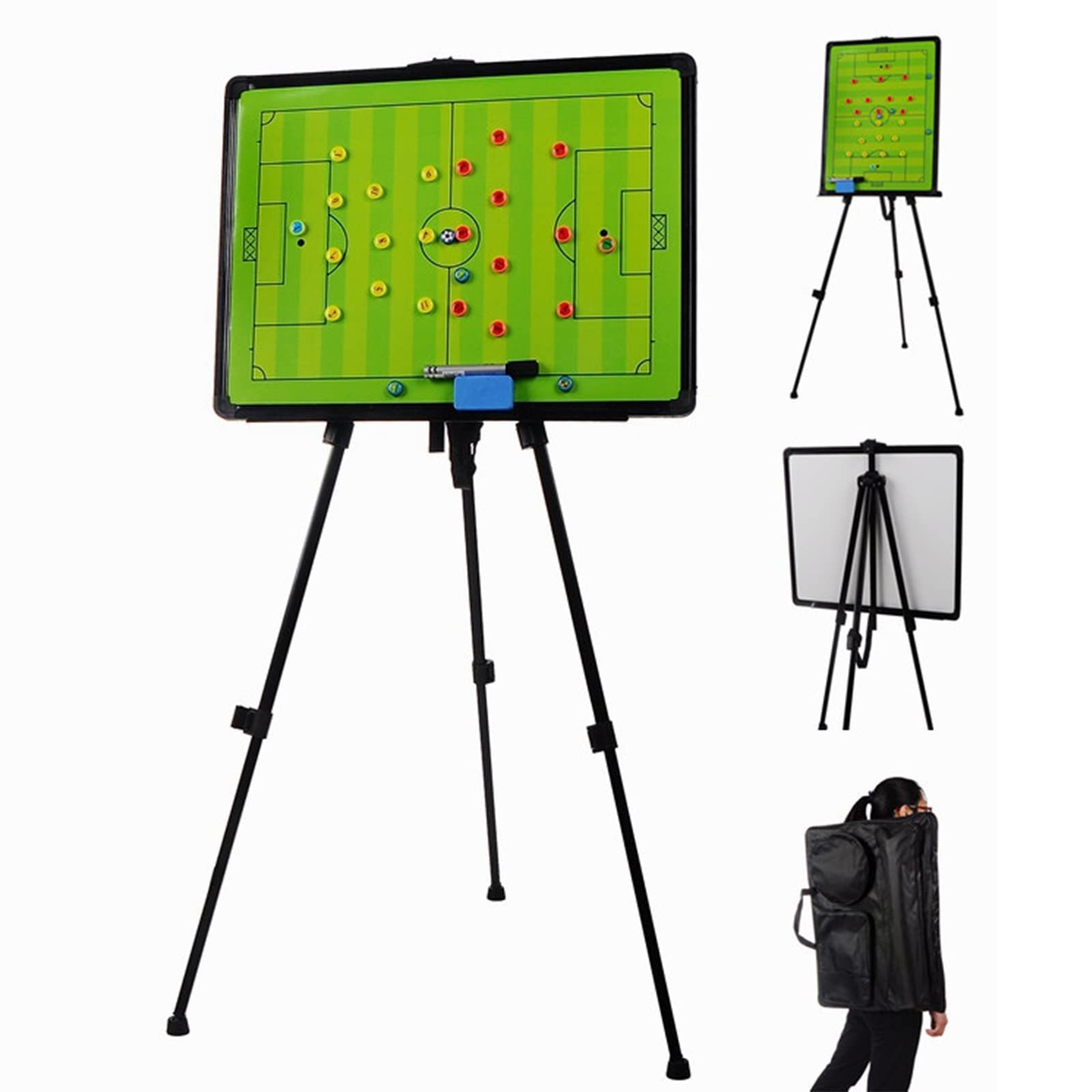 Tableau tactique de football avec trépied et sac pour entraînement