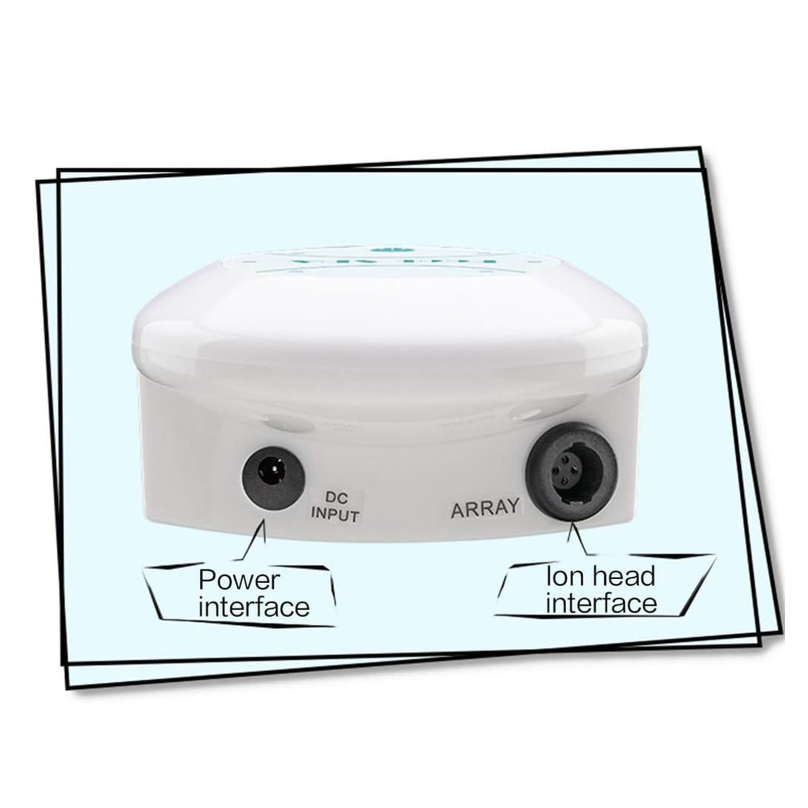 Ionic Detox Fußbadmaschine, professionelles Ionic Array Fußbad Spa Zubehör für Detox Ion Cleanse Machine Detox Array Ionic Foot Detox für den Heimgebrauch im Salon