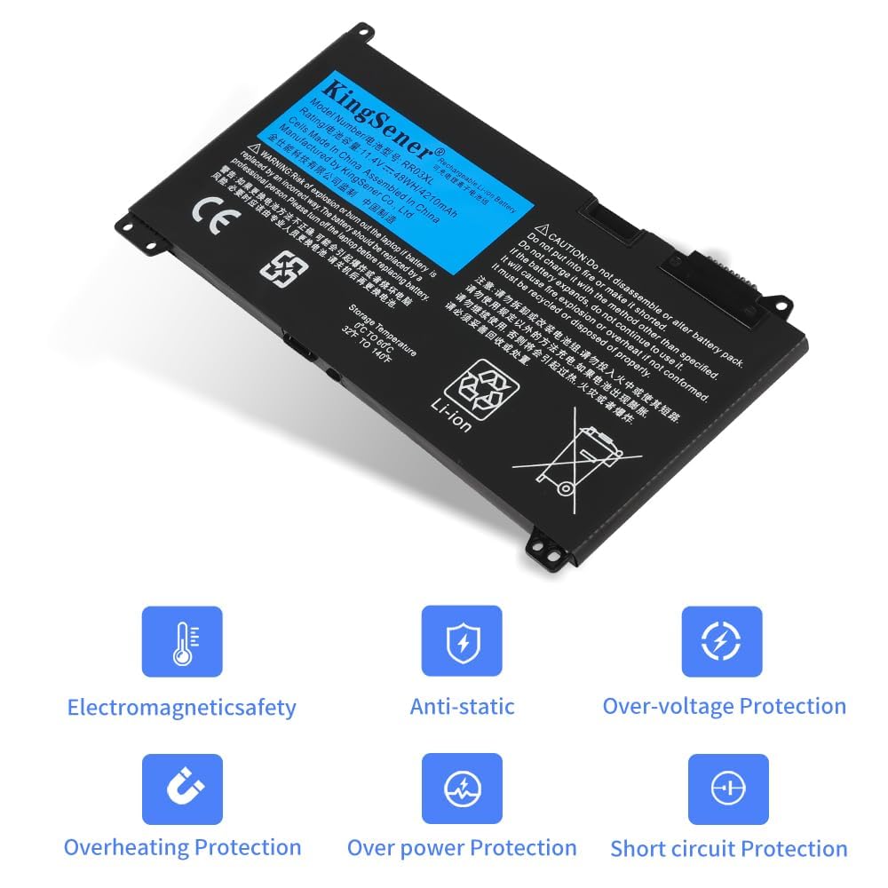 RR03XL Batteria per PC portatile HP ProBook 430 440 450 455 470 G4 G5 MT20 HSTNN-PB6W HSTNN-LB7I HSTNN-LB71 851477-421 851477-541 851477-831 HSTNN-UB7C 48WH 11.4V