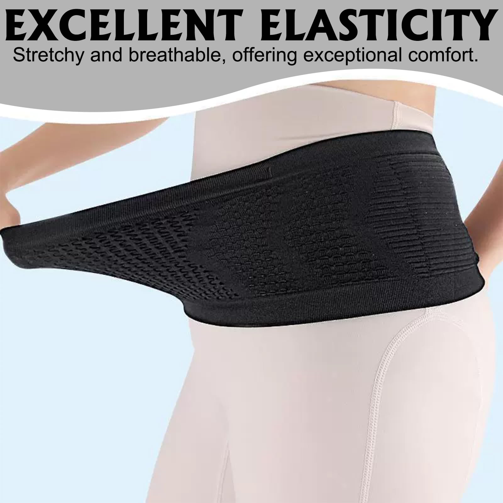 Marsupio Running Traspirante Unisex Cintura da Corsa Multifunzionale con Fascia per Capelli per Escursioni Ciclismo