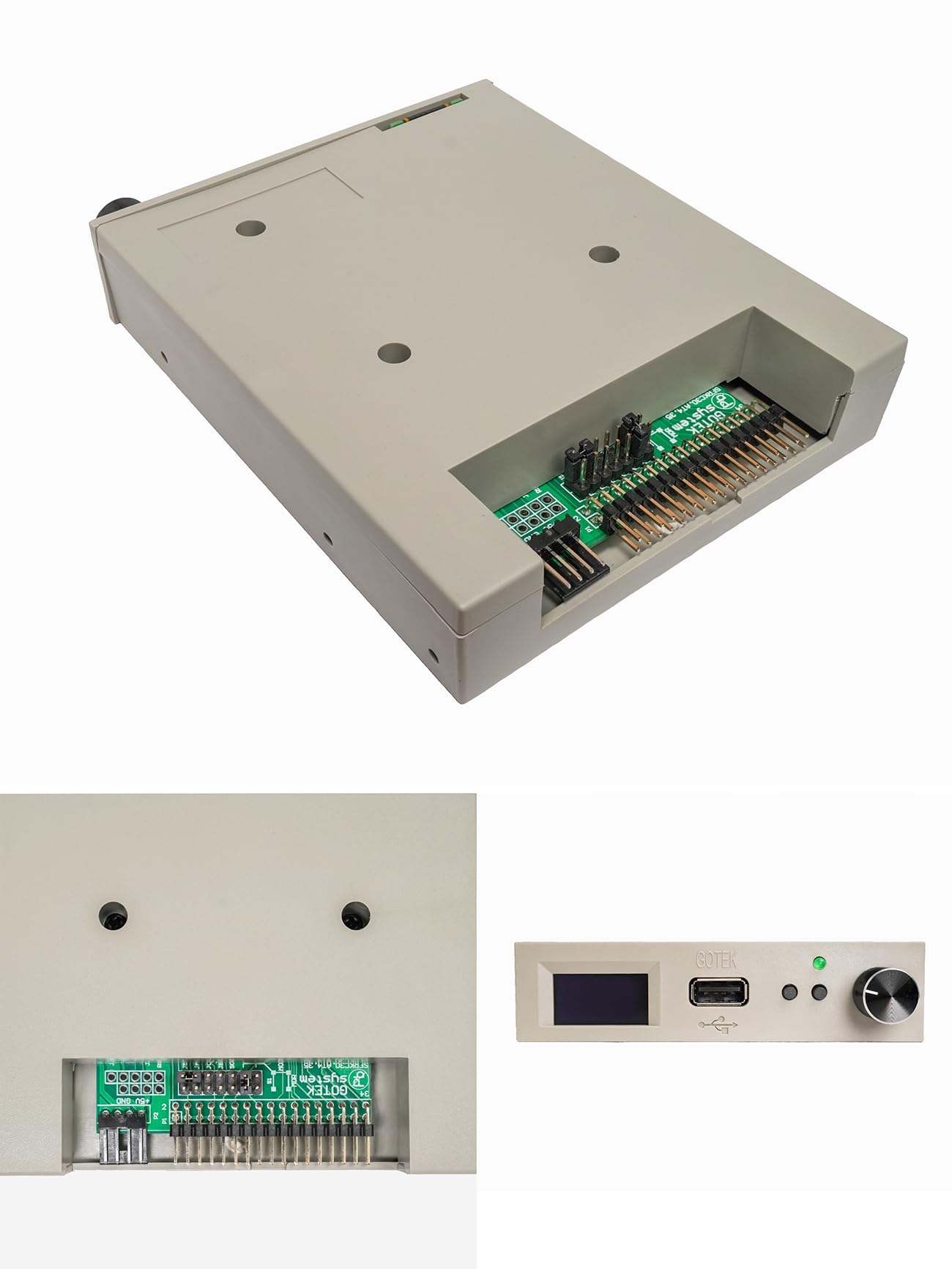 Diskettenlaufwerk-Emulator/Drehgeber OLED-Flash-Diskettenlaufwerk