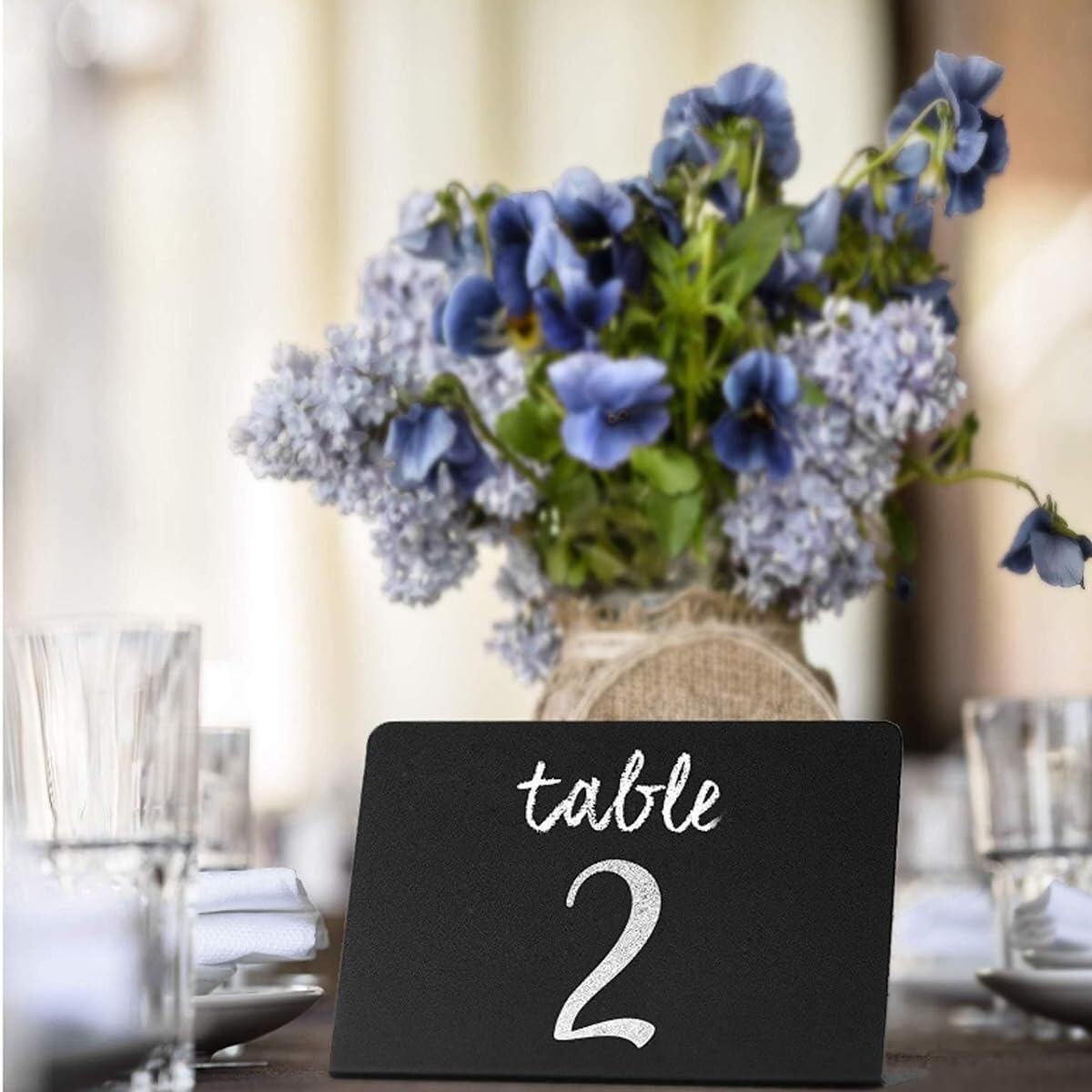 KanDuo Tischtafel-Schilder for Werbetafeln, 10er-Pack Mini-Tafelschilder 10 x 7,5 for Lebensmittel – Buffet – Tische – kleine Tafelschilder – Mini-Tafelschilder for Lebensmittel – Tisch-Tafelschilder