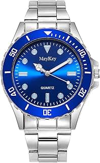 Mens Watches Luxury Quartz Stainless Steel Analogue Wristwat