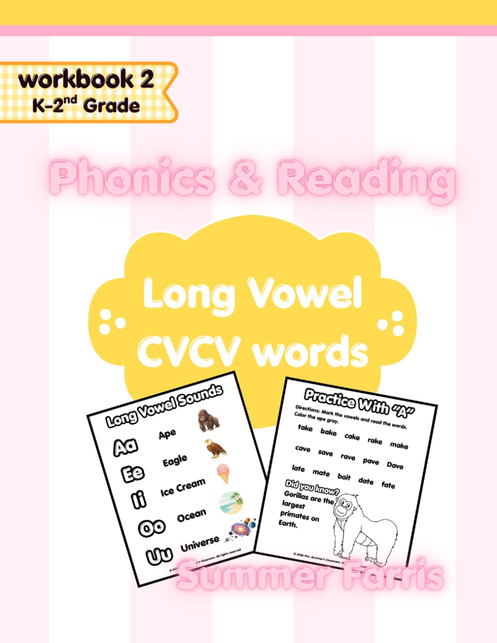 Phonics & Reading: Long Vowel CVCV Words