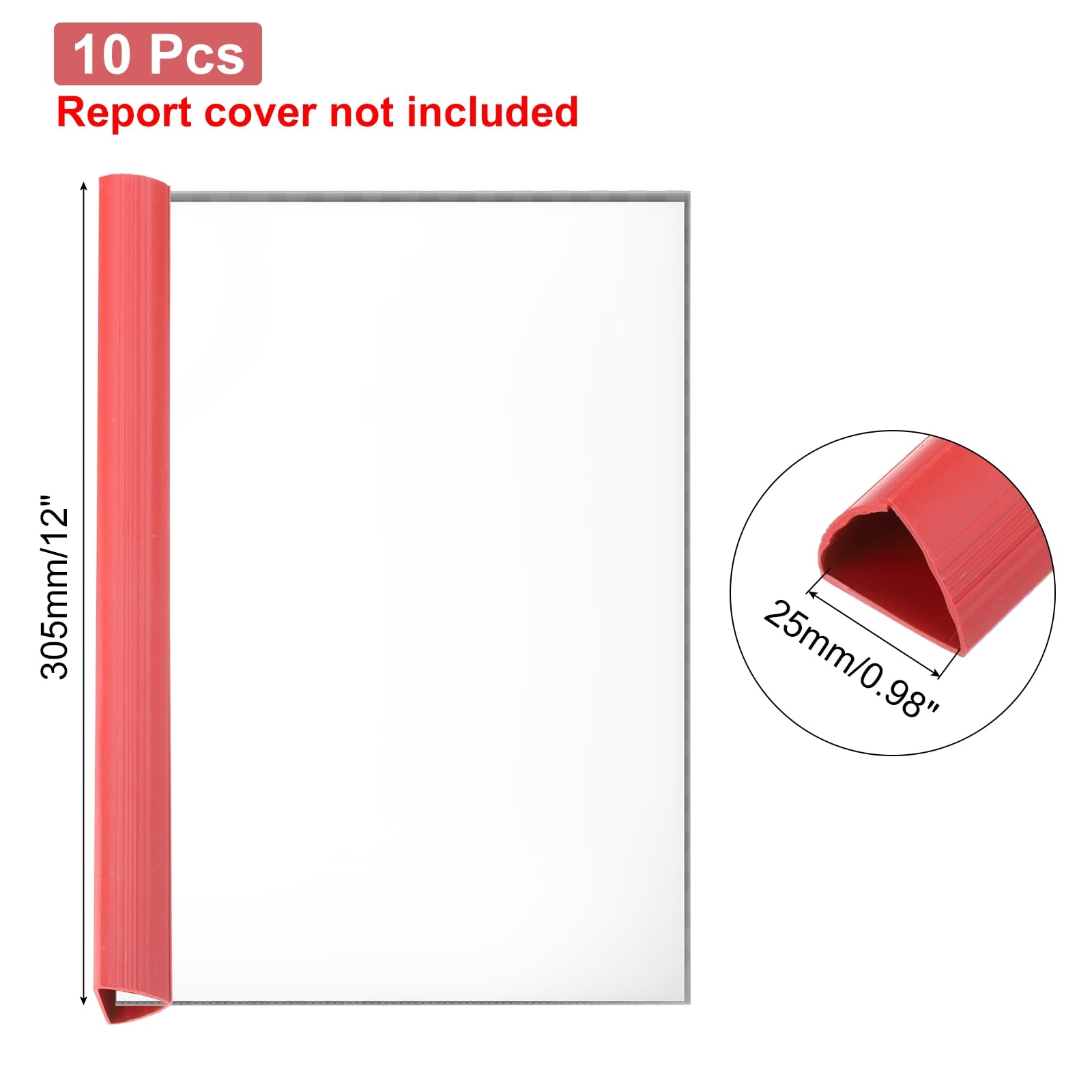 PATIKIL 10Pcs Binding Bars - Image 2