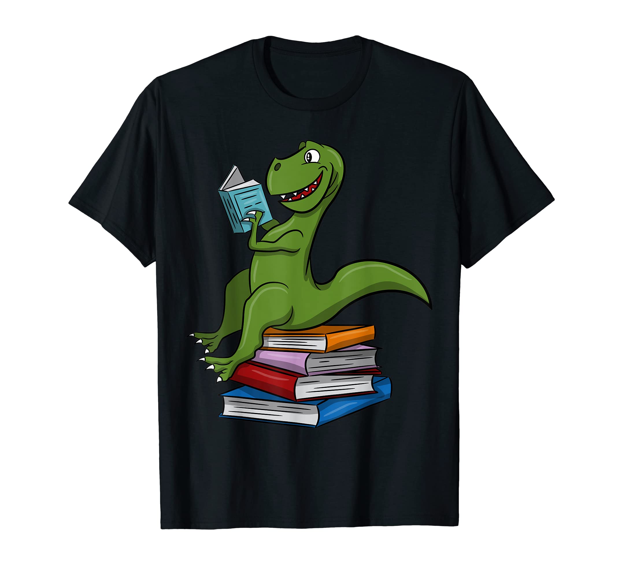 Cute Reading Dinosaur ApparelReading Dinosaur T Rex Dinosaur Lover Dino Book Gift Idea T-Shirt
