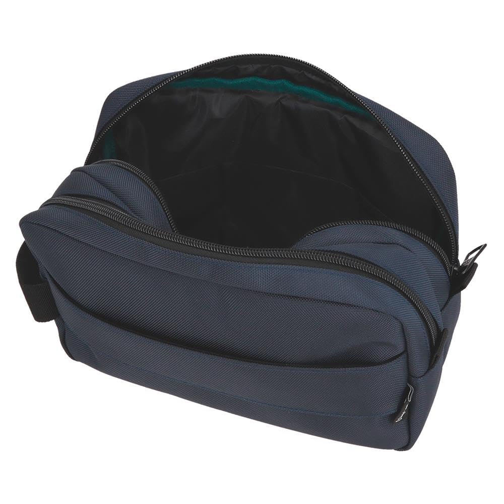 Pepe Jeans Bromley Kosmetyczka Dwukomorowa Możliwość dostosowania Niebieski 26x16x12 cms Poliester by Joumma Bags, Niebieski, Talla única, regulowana kosmetyczka dwukomorowa